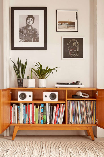 Sawyer midcentury-style media console at Urban Outfitters