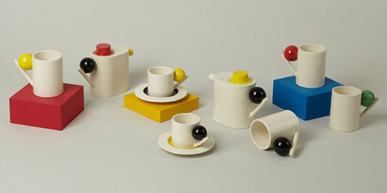 Bauhaus-inspired geometric ceramic range by Design K