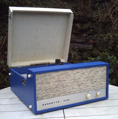 Restored 1968 Dansette Viva record player on eBay