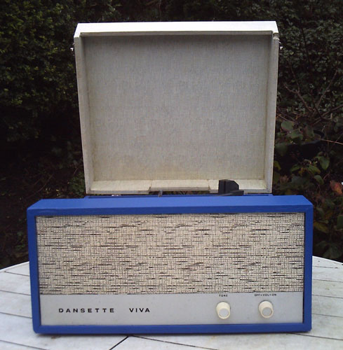 Restored 1968 Dansette Viva record player on eBay