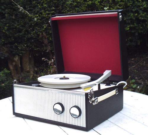 Restored 1968 Dansette Popular Mk II record player on eBay