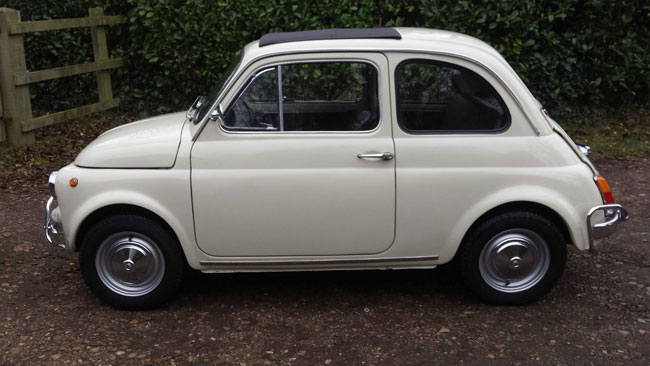 Low mileage 1970 classic Fiat 500L on eBay