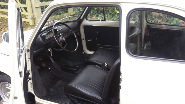 Low mileage 1970 classic Fiat 500L on eBay