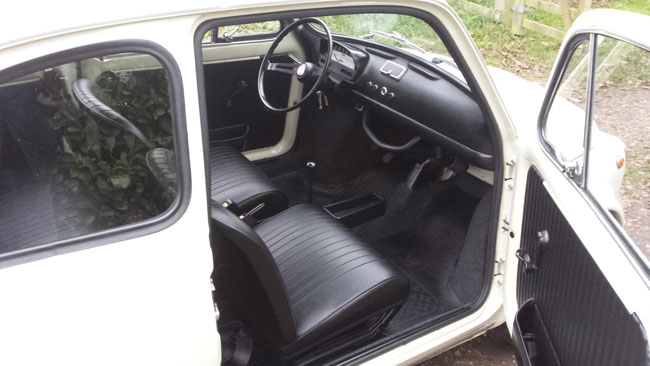 Low mileage 1970 classic Fiat 500L on eBay