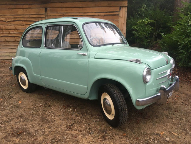 1950s Fiat 600 Trasformabile car on eBay