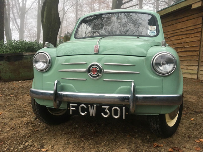 1950s Fiat 600 Trasformabile car on eBay