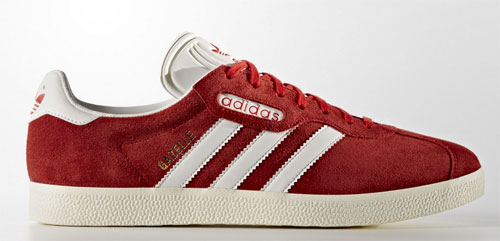 Landing this week: 1980s Adidas Gazelle Super trainers reissue