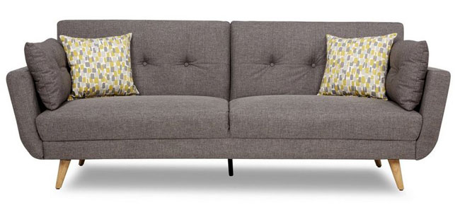 Inca midcentury-style sofa bed at DFS