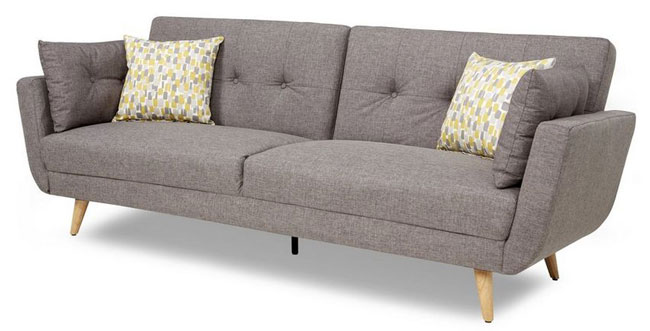 Inca midcentury-style sofa bed at DFS