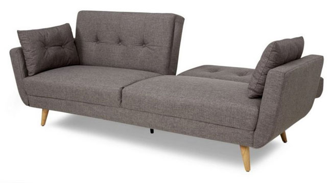 Inca midcentury-style sofa bed at DFS