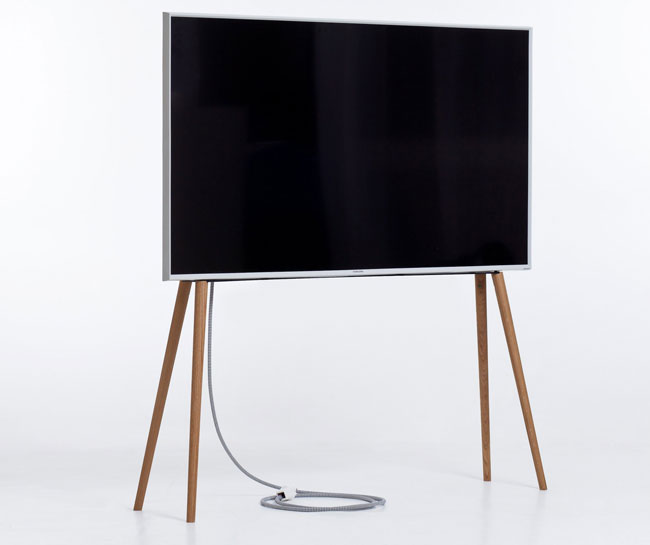 Handmade midcentury-style TV stands by JALG