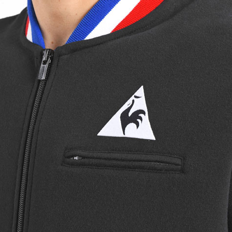 Vintage-style Le Coq Sportif Vasili tracktop returns in black