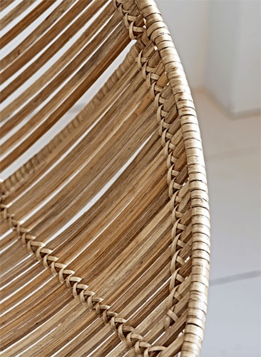 1950s-inspired rattan occasional chair at Cox and Cox