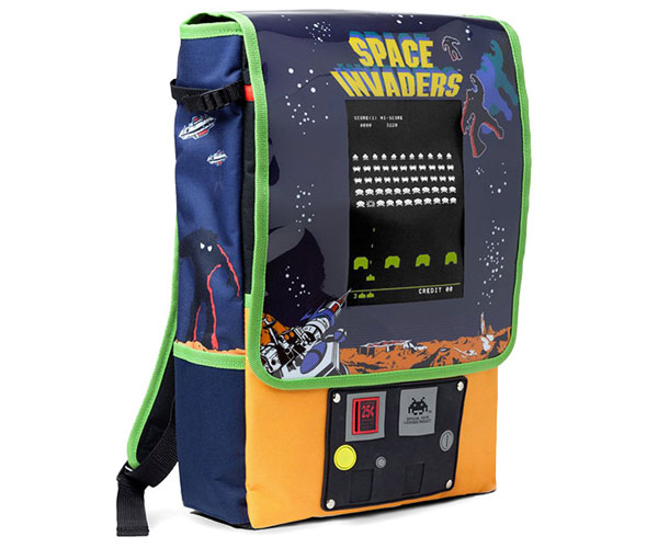 Space Invaders Arcade Cabinet Backpack at ThinkGeek