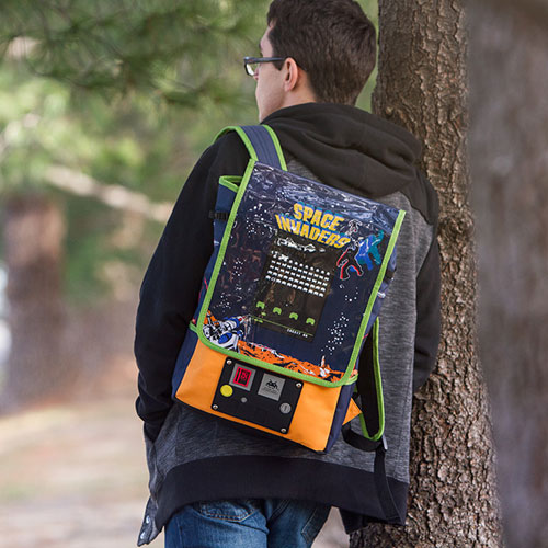 Space Invaders Arcade Cabinet Backpack at ThinkGeek