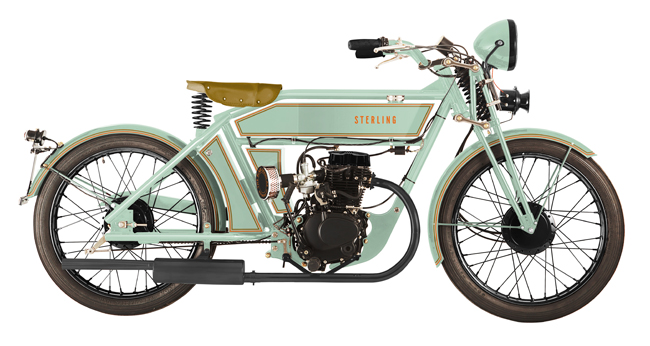 Sterling 1920s-style motorcycles by Black Douglas