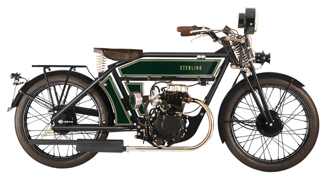Sterling 1920s-style motorcycles by Black Douglas
