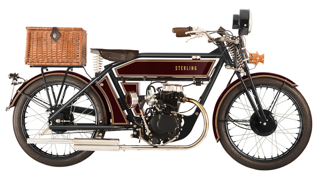 Sterling 1920s-style motorcycles by Black Douglas