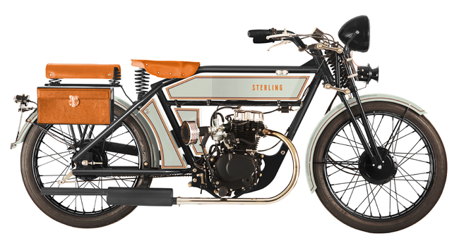 Sterling 1920s-style motorcycles by Black Douglas