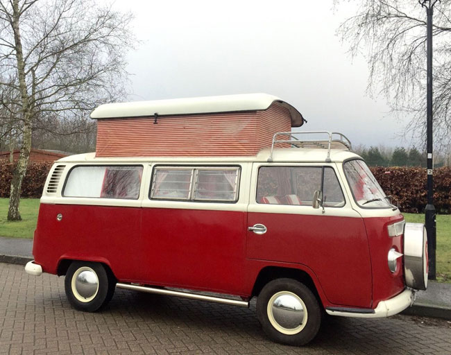 Fully restored 1972 Volkswagen T2 Camper Van on eBay