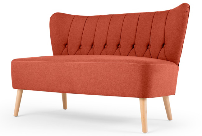 Charley retro two-seater sofa at Made