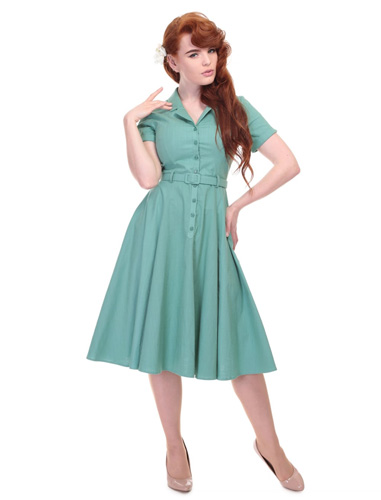 1950s-style Collectif Caterina swing dress