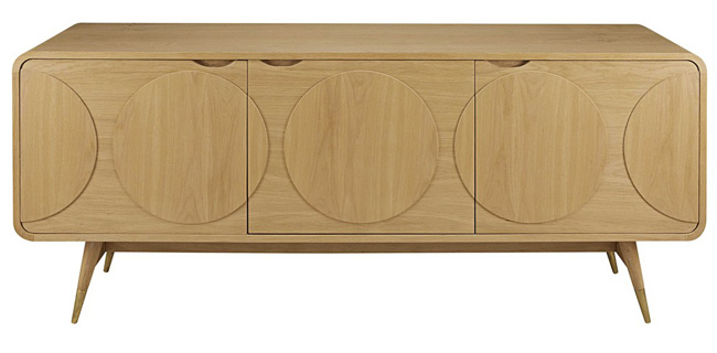 Colby retro three-door sideboard at Maisons Du Monde