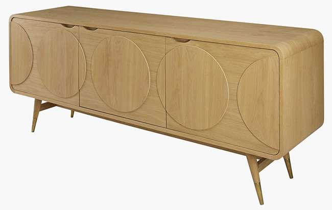 Colby retro three-door sideboard at Maisons Du Monde