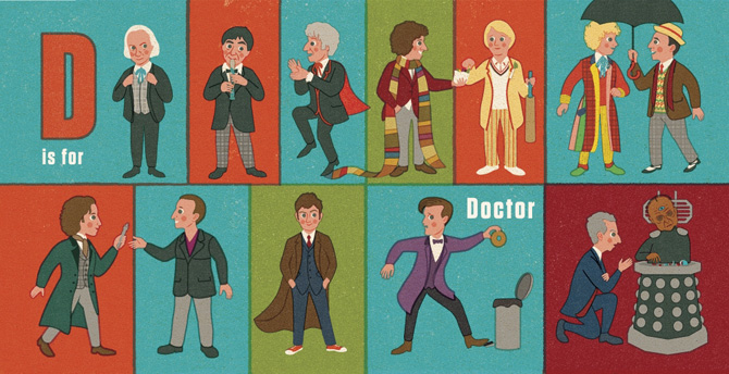 Doctor Who: T is for TARDIS retro alphabet book for kids (BBC)