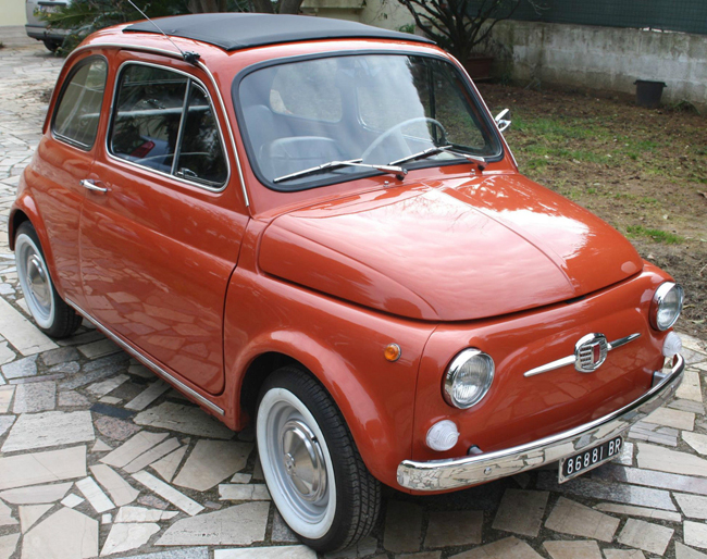 Fully restored 1971 Fiat 500F on eBay