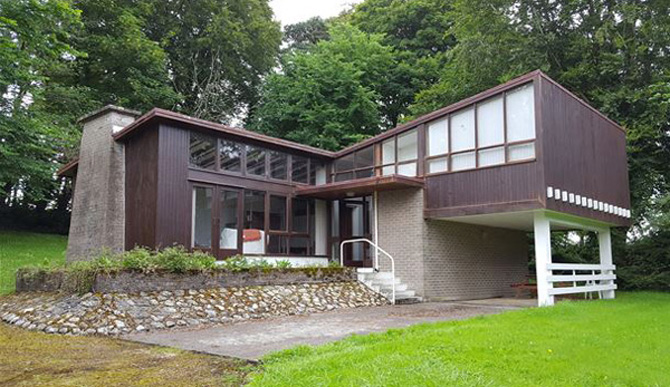 Retro house for sale: 1960s modernist property in Williamstown, Whitegate, County Clare, Ireland