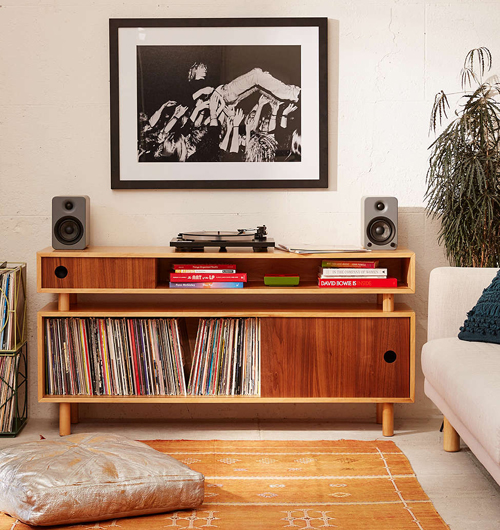 Hamilton retro-style media console at Urban Outfitters