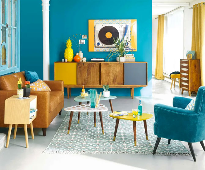 Janeiro midcentury modern furniture at Maisons Du Monde