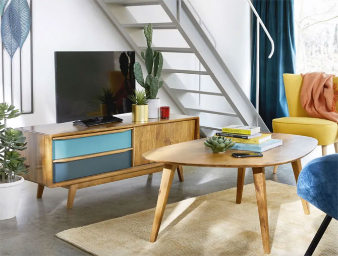 Janeiro midcentury modern furniture at Maisons Du Monde