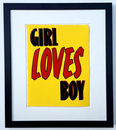 Retro love-themed prints by John Patrick Reynolds