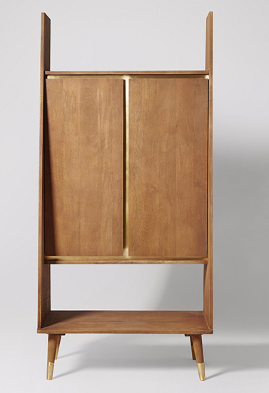 Limited edition Iver midcentury-style cabinets by Swoon Editions