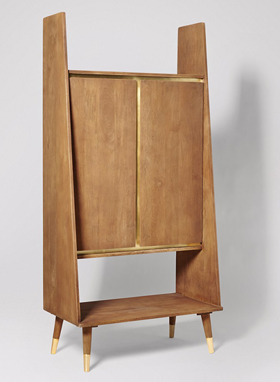 Limited edition Iver midcentury-style cabinets by Swoon Editions