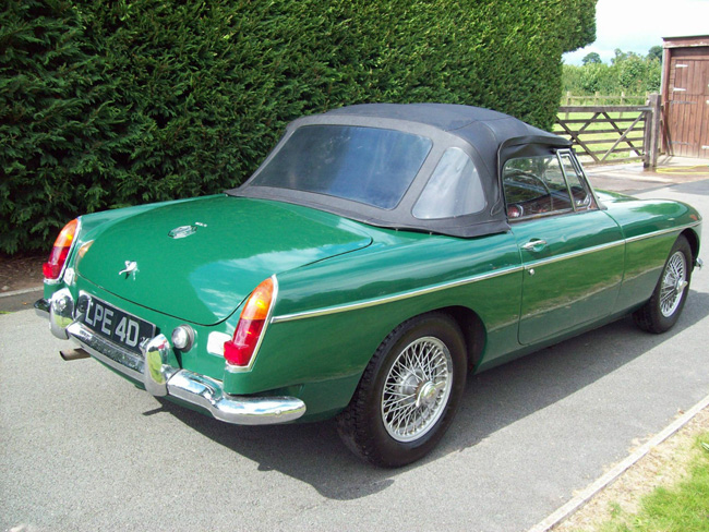 Fully restored 1966 MG MGB Roadster on eBay