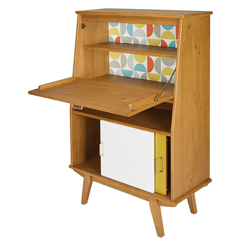 Paulette retro-style writing desk at Maisons Du Monde