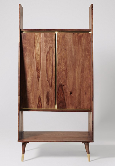 Limited edition Iver midcentury-style cabinets by Swoon Editions