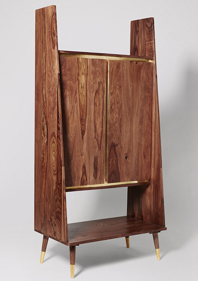 Limited edition Iver midcentury-style cabinets by Swoon Editions