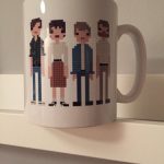 Retro indie and rock mugs by Eight Bit North