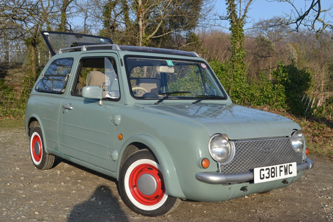 Retro Nissan Pao car on eBay