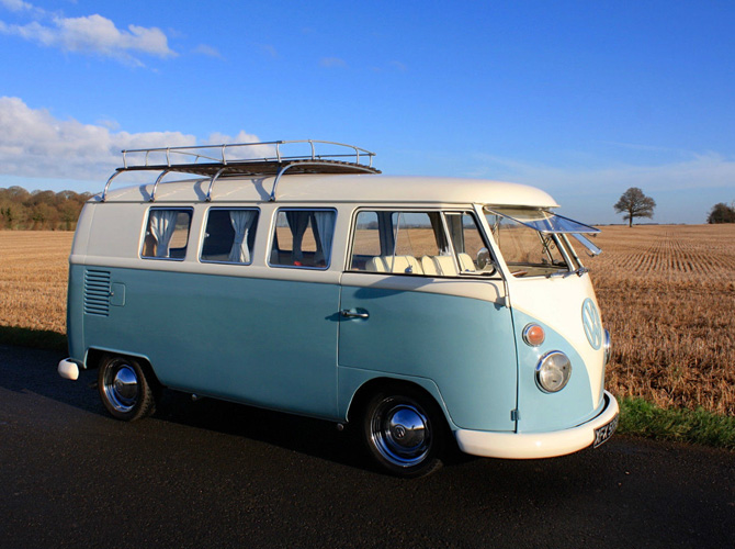 1964 Volkswagen split screen camper van on eBay