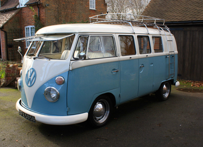 1964 Volkswagen split screen camper van on eBay