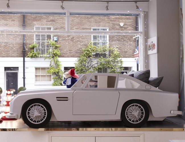 James Bond style: Vintage Car Bed for kids at Dragons Of Walton Street 