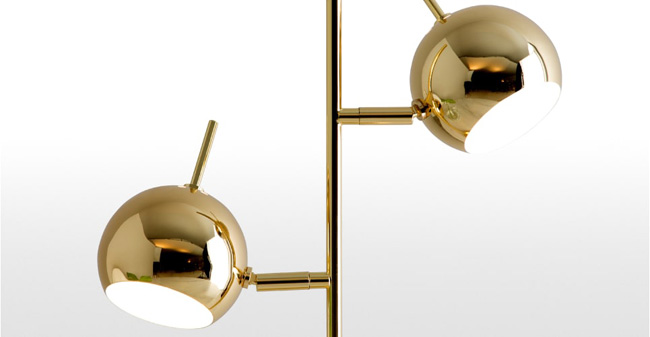 Retro-style Austin table lamp returns to Made in brass