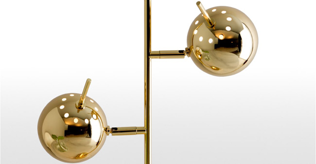 Retro-style Austin table lamp returns to Made in brass