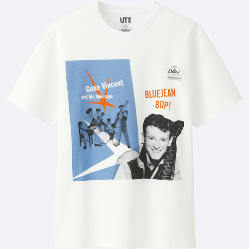 Capitol Records 75 anniversary t-shirts at Uniqlo