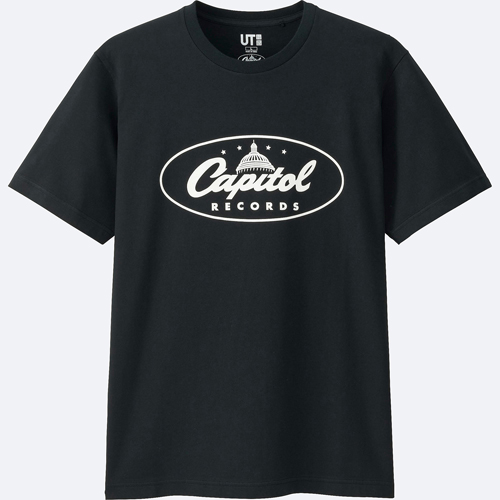 Capitol Records 75 anniversary t-shirts at Uniqlo